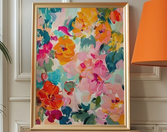 Matisse Flower Poster: Eclectic Maximalist Art Print