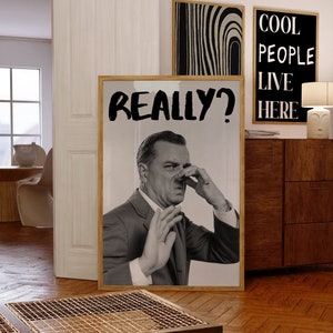 Impresión retro de moda, arte de pared de los años 70, impresión tipográfica, cartel psicodélico, arte de pared negro, cartel vintage, decoración de pared de baño, arte de pared trippy