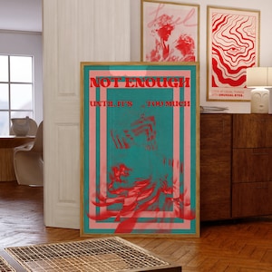 Póster de Gadient, póster de los años 70, póster de Aura, póster psicodélico, impresión hippie, póster vintage, arte psicodélico, arte mural retro, impresión de arte psicodélico
