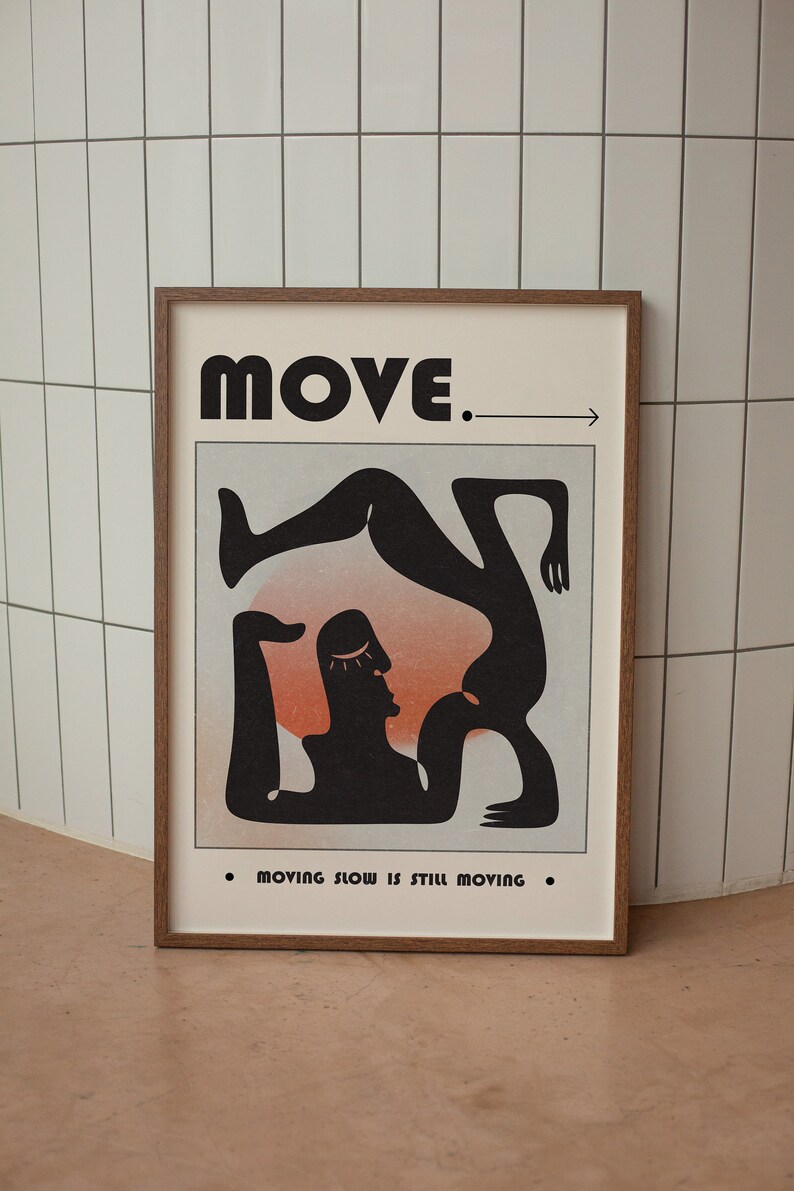 Aesthetic Home Decor, Dorm Poster, Minimalist Poster, Y2k Apartment Decor, Trendy Wall Print, Cute Wall Art, Trippy Wall Art, Psychedelic Wall Art, Self Affirmation Poster,Aura Poster, Funky Wall Decor, Gradient Wall Art, 70s Retro Print, Move Poster
