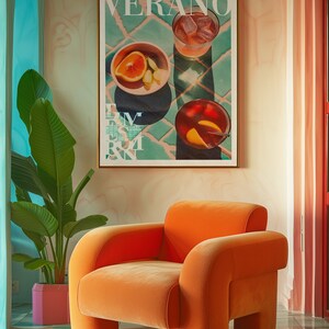 Vogue Magazine Poster, Dopamine Decor, Kitchen Wall Art, Trendy Poster, Psychedelic Wall Art, Y2K Apartment Poster, Summer Poster, Preppy Wall Print, Minimalist Wall Art, Green Wall Art, Trippy Wall Art, 70s Wall Art, Vogue Poster, Retro Wall Art