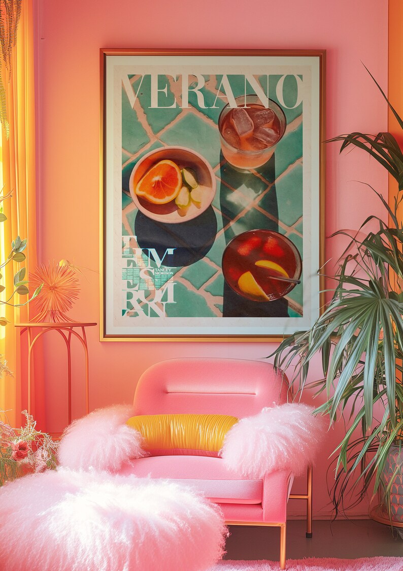 Vogue Magazine Poster, Dopamine Decor, Kitchen Wall Art, Trendy Poster, Psychedelic Wall Art, Y2K Apartment Poster, Summer Poster, Preppy Wall Print, Minimalist Wall Art, Green Wall Art, Trippy Wall Art, 70s Wall Art, Vogue Poster, Retro Wall Art