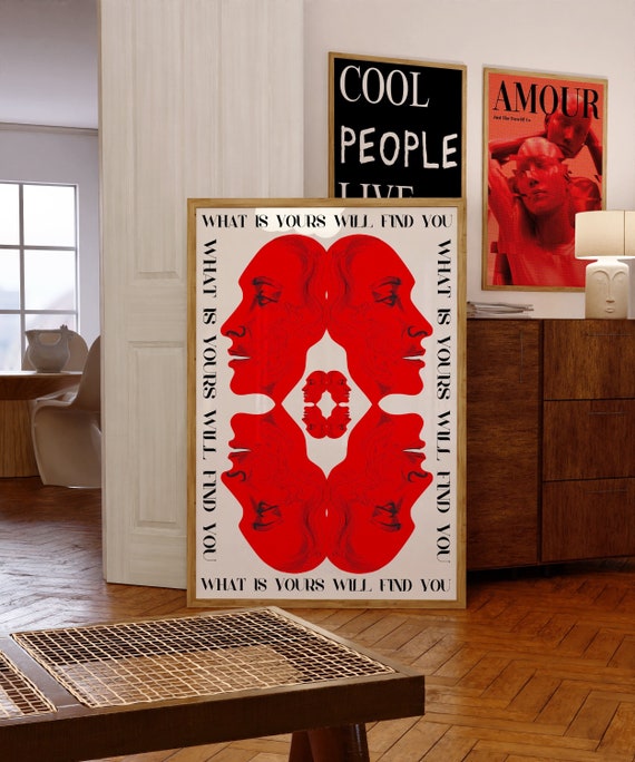 70s Psychedelic Newspaper Print: Retro Trippy Wall Art (Digital Download)