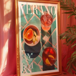 Vogue Magazine Poster, Dopamine Decor, Kitchen Wall Art, Trendy Poster, Psychedelic Wall Art, Y2K Apartment Poster, Summer Poster, Preppy Wall Print, Minimalist Wall Art, Green Wall Art, Trippy Wall Art, 70s Wall Art, Vogue Poster, Retro Wall Art