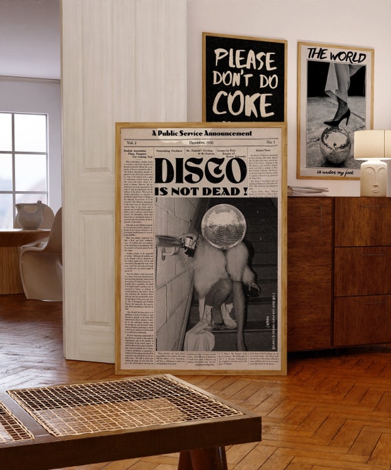 1970~ Wood Frame Vintage Poster