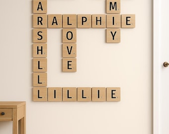 Litery Scrabble Tile SVG | DXF | AI – Pobieranie cyfrowe do Cricut i cięcia laserowego