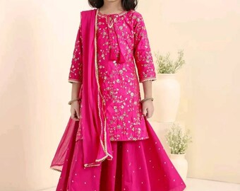 kids lehenga choli birthday dress for girls partywear dress custom made with your measurements