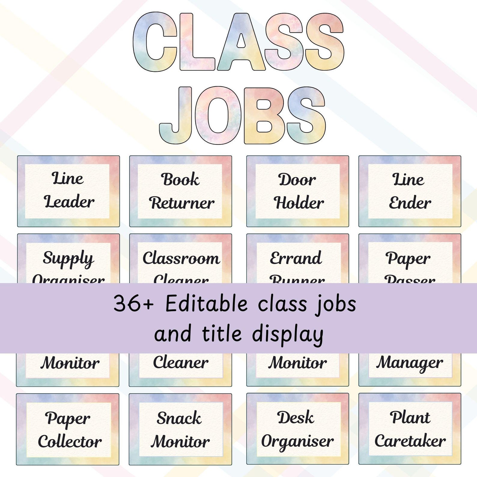 Editable Pastel Classroom Decor Bundle | Printable Calming Theme ...