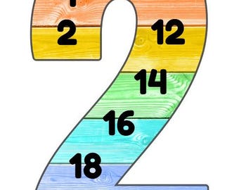 Multiplications Skip Counting Time Tables Classroom Maths Wooden