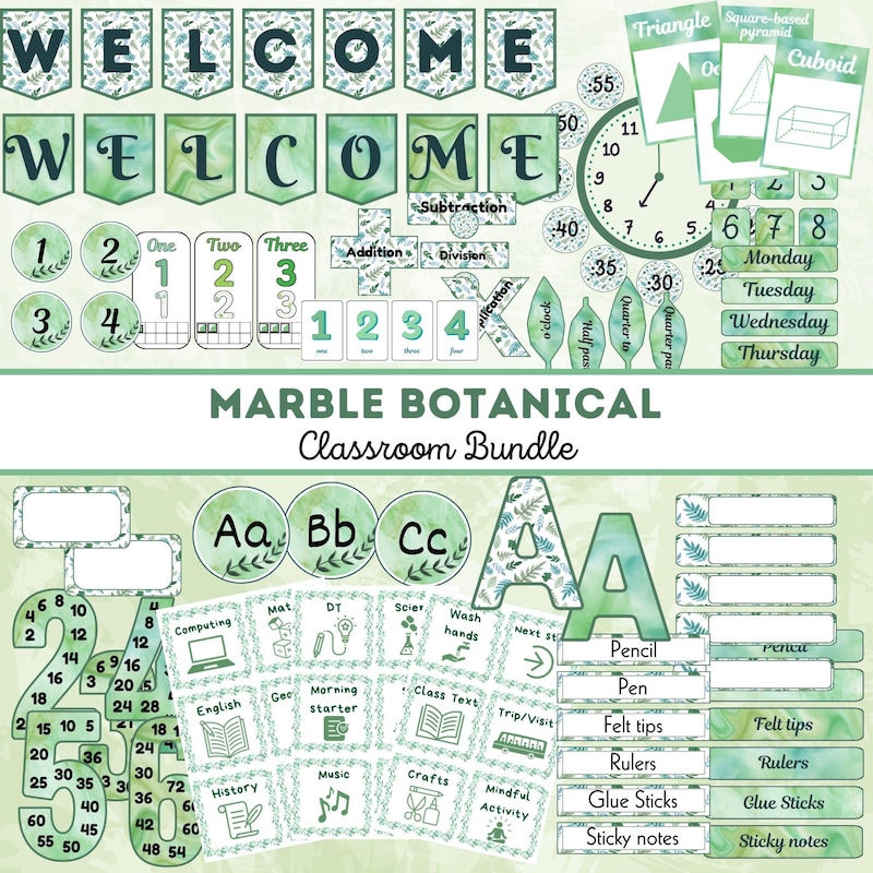 Instant Display Lettering Sets - Etsy UK