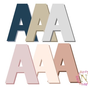 Neutral Lettering, Bulletin Board Letters, Boho Classroom Decor ...