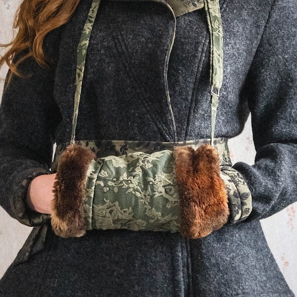 Muff Handtasche Handwärmer Modell Mia