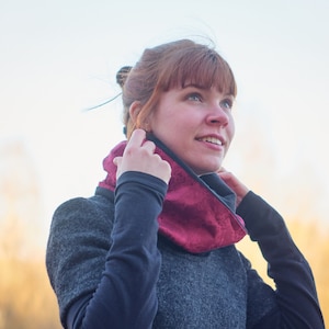 Loop Wendeschal Halstuch aus Jacquard