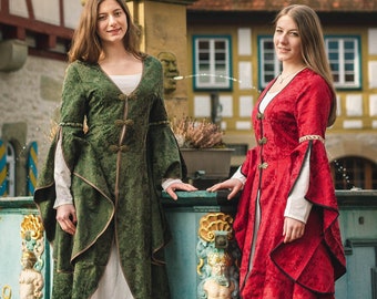 Robe manteau médiéval modèle Amélie