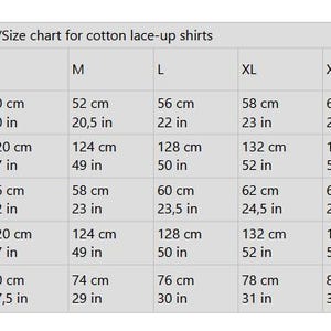 Plain cotton shirt with straight sleeves, lace-up shirt, men's shirt, shirt with lacing at the cuffs, stand-up collar shirt "Willy" image 3