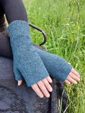 Wrist warmers, arm warmers, hand warmers with thumb, Sarah model, various colors