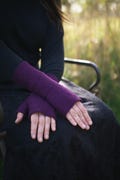 Wrist warmers, arm warmers, hand warmers with thumb, Sarah model, various colors