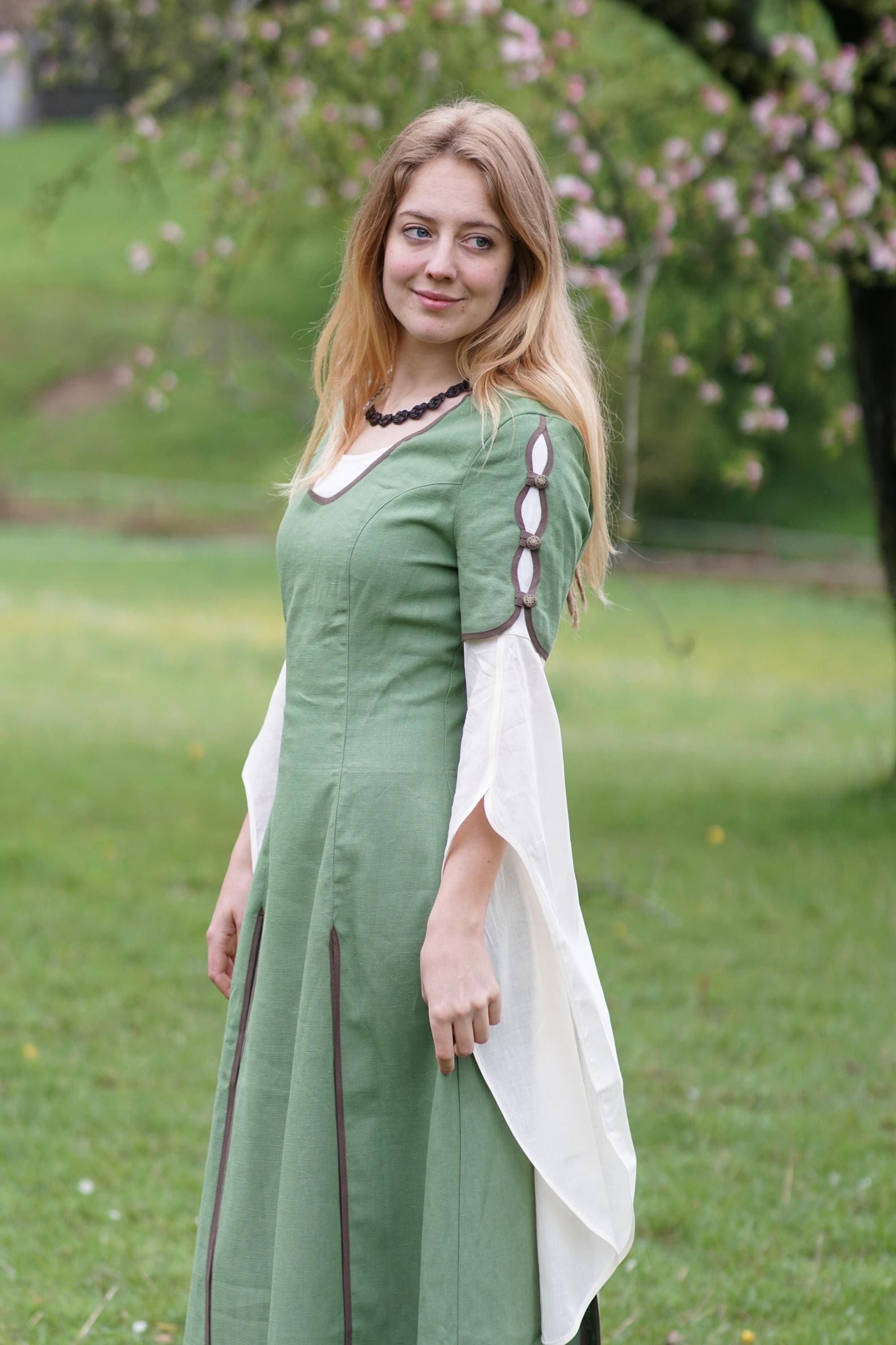 chinese dress ladies Bianca Linen Dress – CollinsTheLabel main image 1