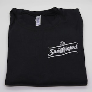 T-shirt femme San Miguel, noir, NEUF, taille M
