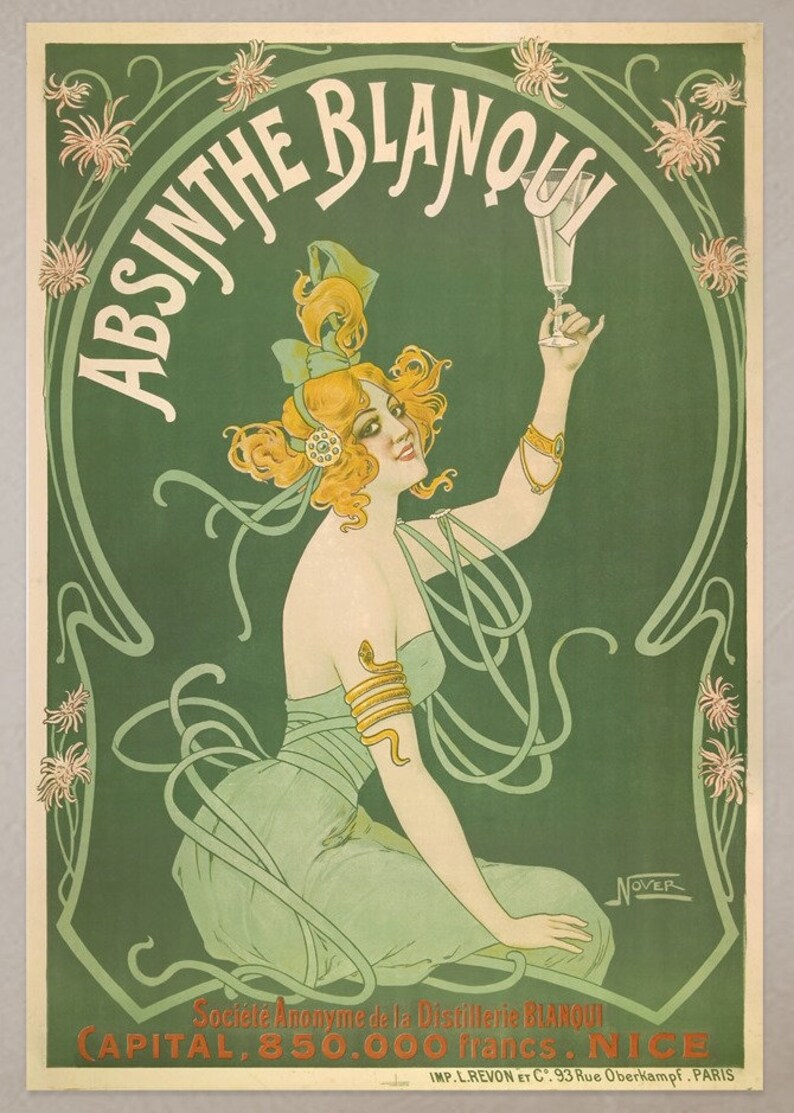 20 Vintage Art Nouveau Posters Prints High Quality Digital Designs Etsy