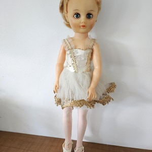Vintage 18&quot; Sleep Eye Ballerina Doll In Her Original Clothes Stamped 818