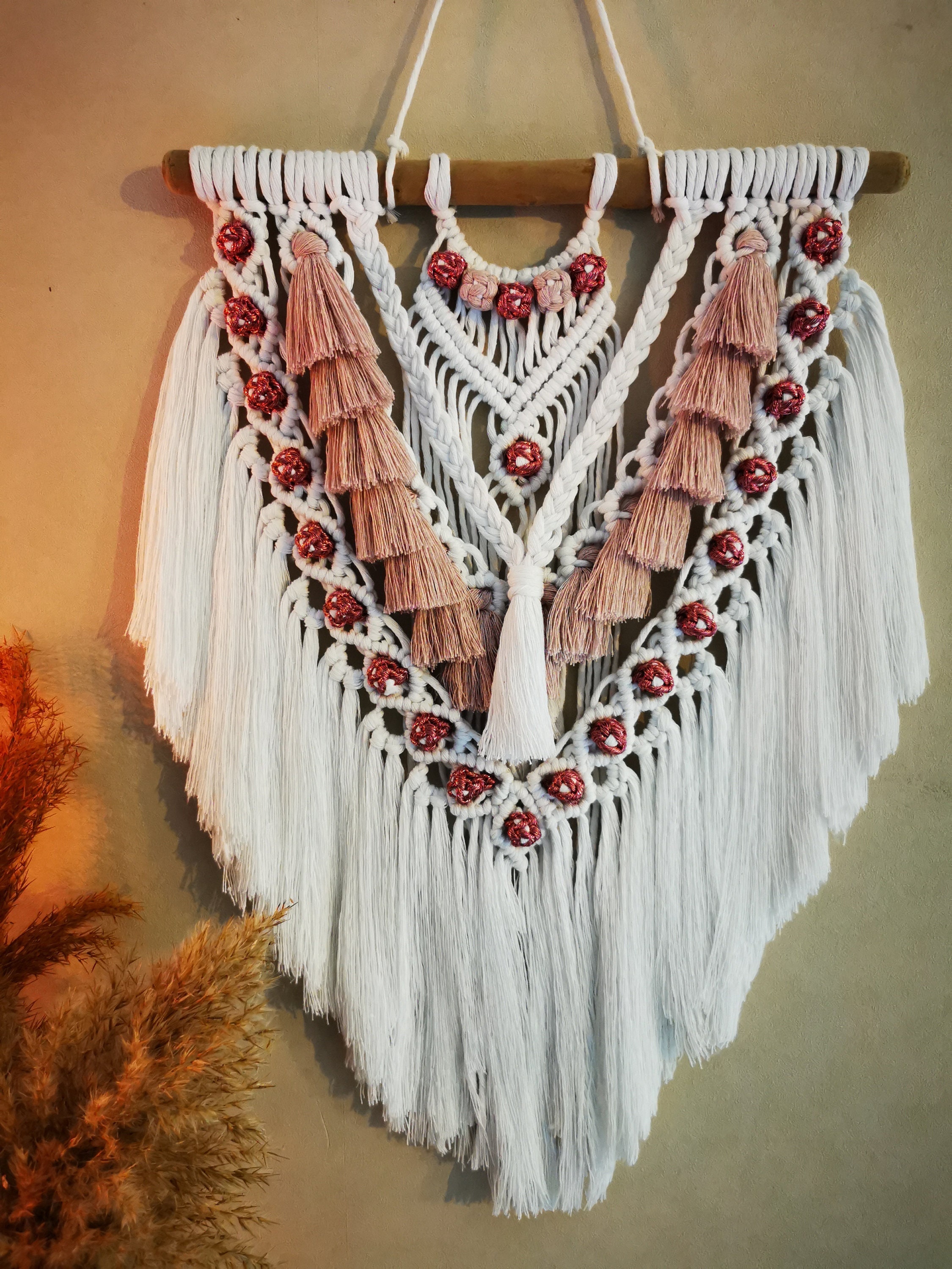 Décoration Murale en Macramé Gaïa