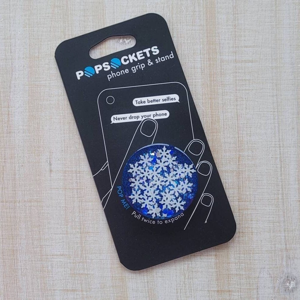 その他 r Smartphone Holder Snowflake Popsocket PopSockets PopGrip PopPack