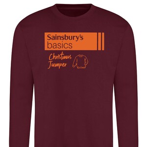 SAINSBURYS CHRISTMAS T shirt Funny Christmas Shirt Christmas Etsy