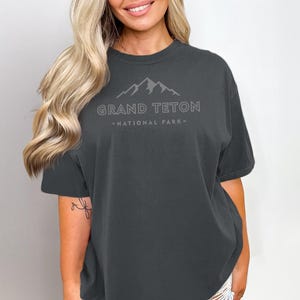 Grand Teton National Park Shirt, Vintage Grand Teton Tee, National Park Souvenir, Nature Lovers Gift, Outdoor Adventure Shirt