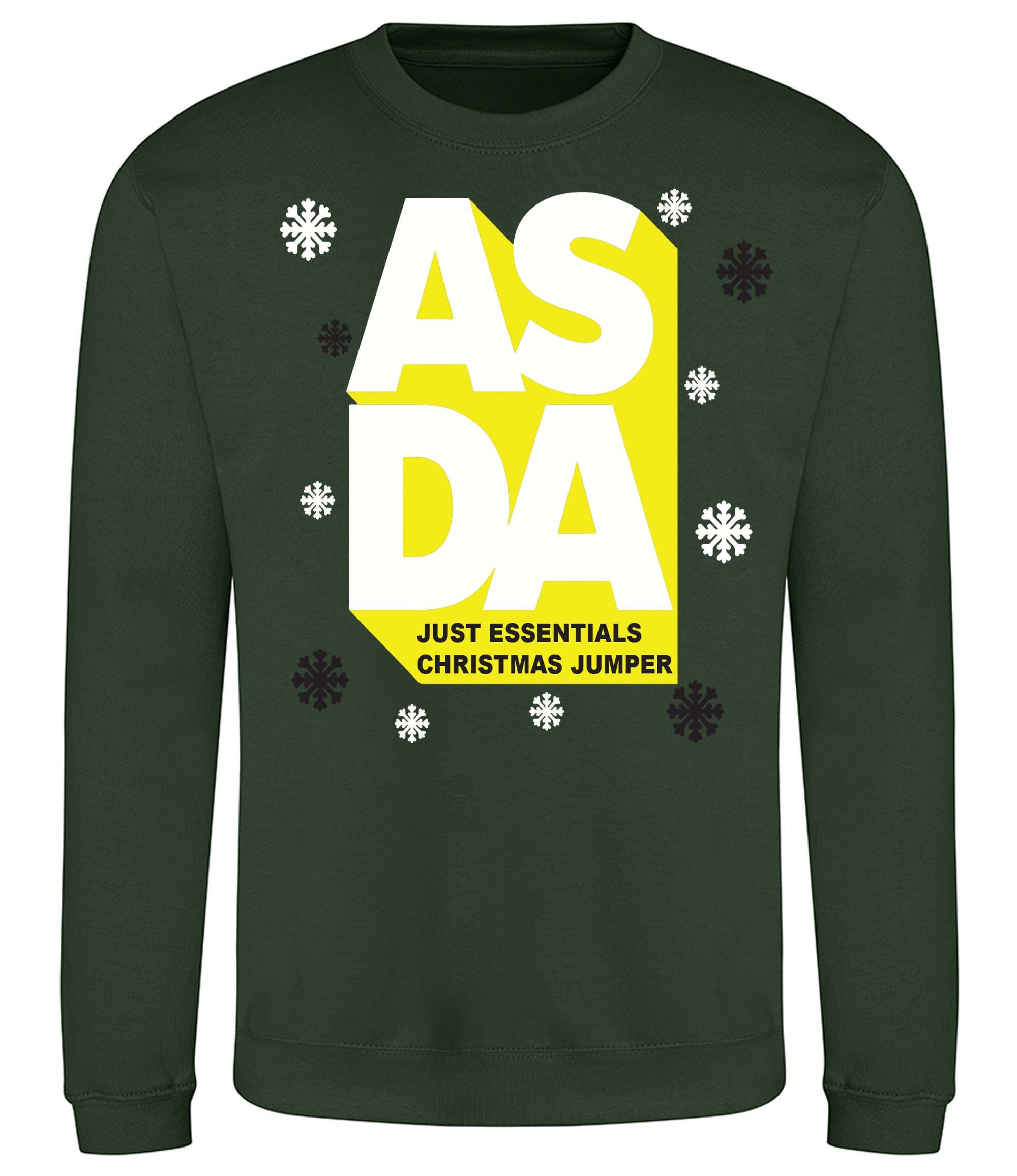 Asda Christmas Jumper Just Essential Funny Novelty Ugly Etsy UK