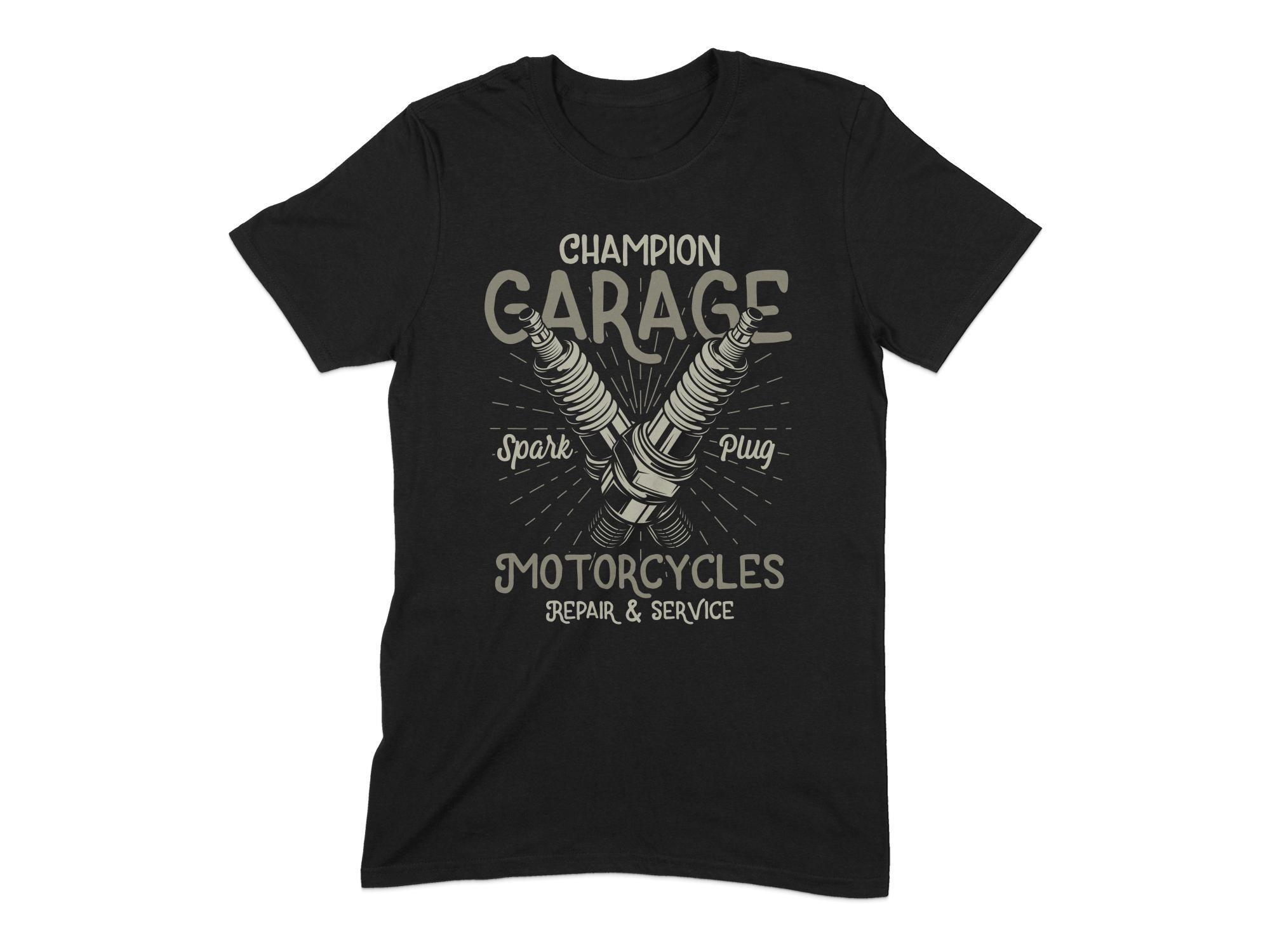 Champion Spark Plug Tshirt Etsy