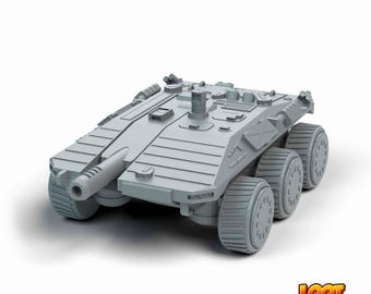Hetzer | Sir Mortimer Bombito | American Mecha | Compatible with BT and other 6mm Tabletop Wargames