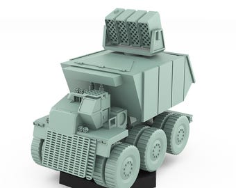 Brul LRM | Sir Mortimer Bombito | American Mecha | Compatible with BT and other 6mm Tabletop Wargames