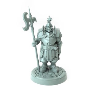 Lucius Steelbane - Miniature by Cast n Play | RPG | Role Playing | DnD