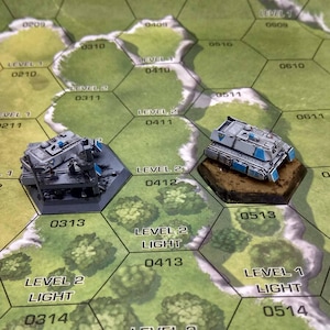 O-Alpha / Sir Mortimer Bombito / Mecha estadounidense / Compatible con BT y otros juegos de guerra de mesa de 6 mm
