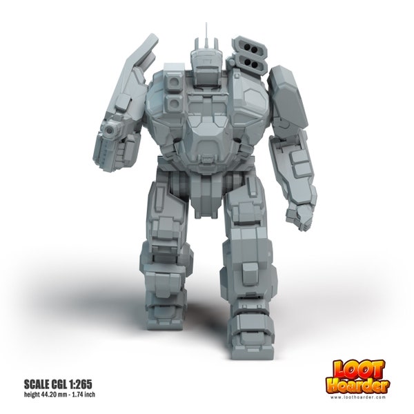 Conjurer Hellhound CJR-Prime Battletech Mechwarrior Miniatures