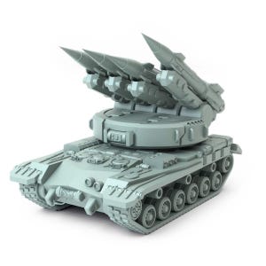 Heavy Carrier Missile-X | Sir Mortimer Bombito | American Mecha | Compatible with BT and other 6mm Tabletop Wargames