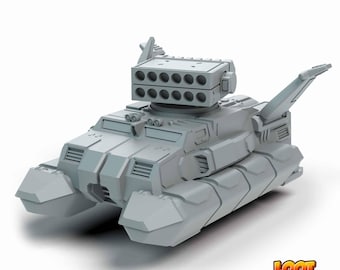 Harasser | Sir Mortimer Bombito | American Mecha | Compatible with BT and other 6mm Tabletop Wargames