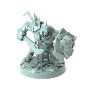Orc Grunt D - Miniature by Cast n Play | RPG | Role Playing | DnD