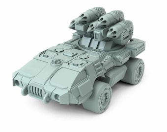 Lite Nesrak | SirMortimer Bombito | Amerikanischer Mecha | Kompatibel mit BT und anderen 6 mm Tabletop Wargames