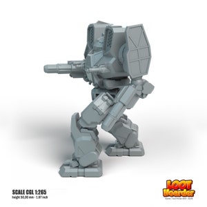 thumbnail image 2 of Vindicator VND-1R - Alternate Battletech Mechwarrior Miniature - Resin 3D Print 2 of 4