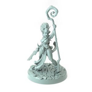Blood Shaman Female B - Miniature by Cast n Play | RPG | Role Playing | DnD