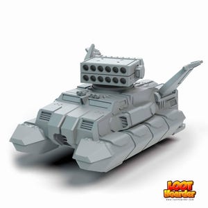 Harbringer | Sir Mortimer Bombito | American Mecha | Compatible with BT and other 6mm Tabletop Wargames
