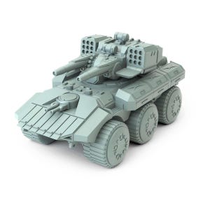Amphion T2 / Sir Mortimer Bombito / American Mecha / Compatible con BT y otros Wargames de mesa de 6 mm