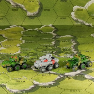 Korvok | Sir Mortimer Bombito | American Mecha | Compatible with BT and other 6mm Tabletop Wargames