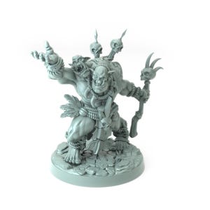 Blood Shaman A - Miniature by Cast n Play | RPG | Role Playing | DnD