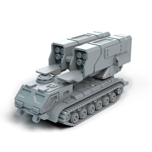 LRMC-W Trak | Sir Mortimer Bombito | American Mecha | Compatible with BT and other 6mm Tabletop Wargames