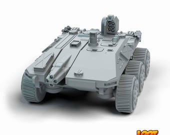 Hetzer IIC | Sir Mortimer Bombito | American Mecha | Compatible with BT and other 6mm Tabletop Wargames