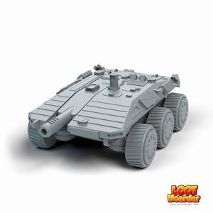 Hetran | Sir Mortimer Bombito | American Mecha | Compatible with BT and other 6mm Tabletop Wargames