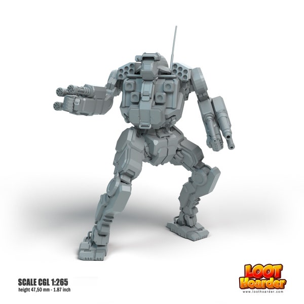 Battletech Javelin Miniature Etsy
